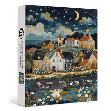 Silent Brook Village Jigsaw Puzzle 1000 pezzi